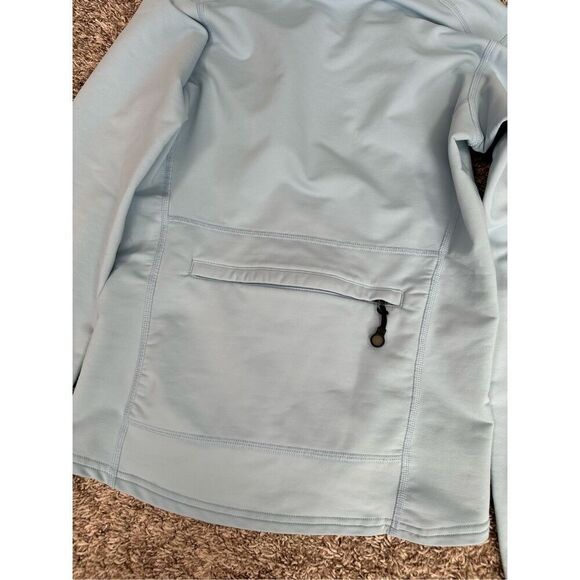 Patagonia Women's XS Thermal Capilene Baselayer Half Zip Up Jacket Light Blue - Picture 10 of 11